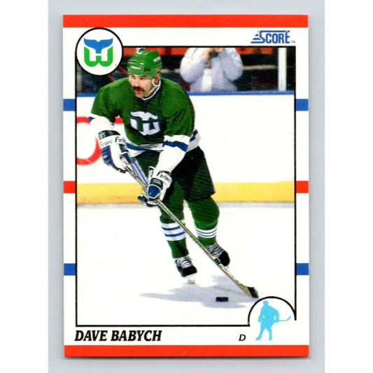 1990-91 Score #172 Dave Babych NM-MT Hartford Whalers Hockey Card - Hockey Card Single