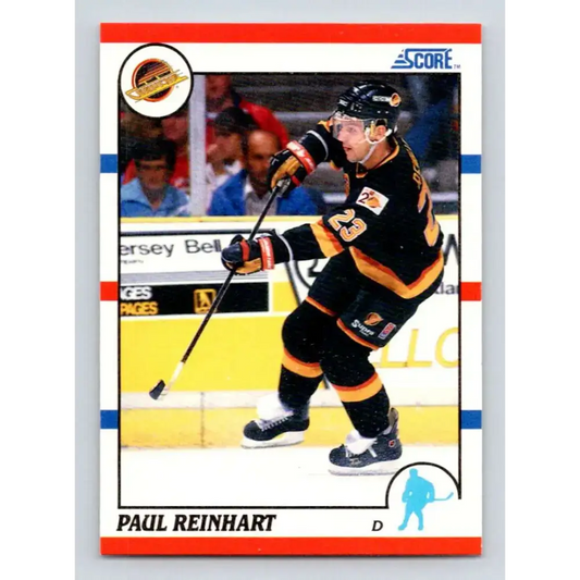 1990-91 Score #173 Paul Reinhart NM-MT Vancouver Canucks Hockey Card