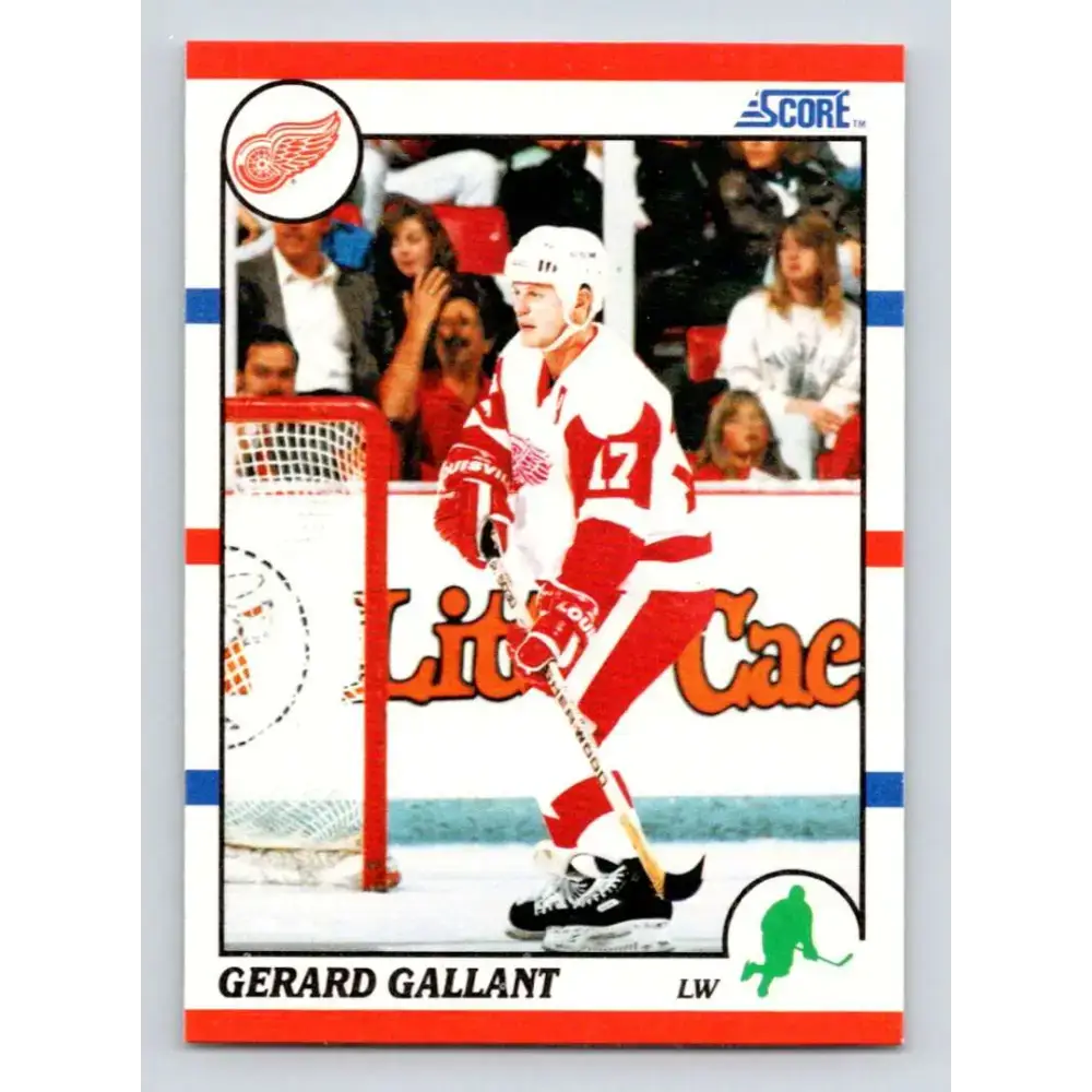 1990-91 Score #180 Gerard Gallant NM-MT Detroit Red Wings Hockey Card - Hockey Card Single