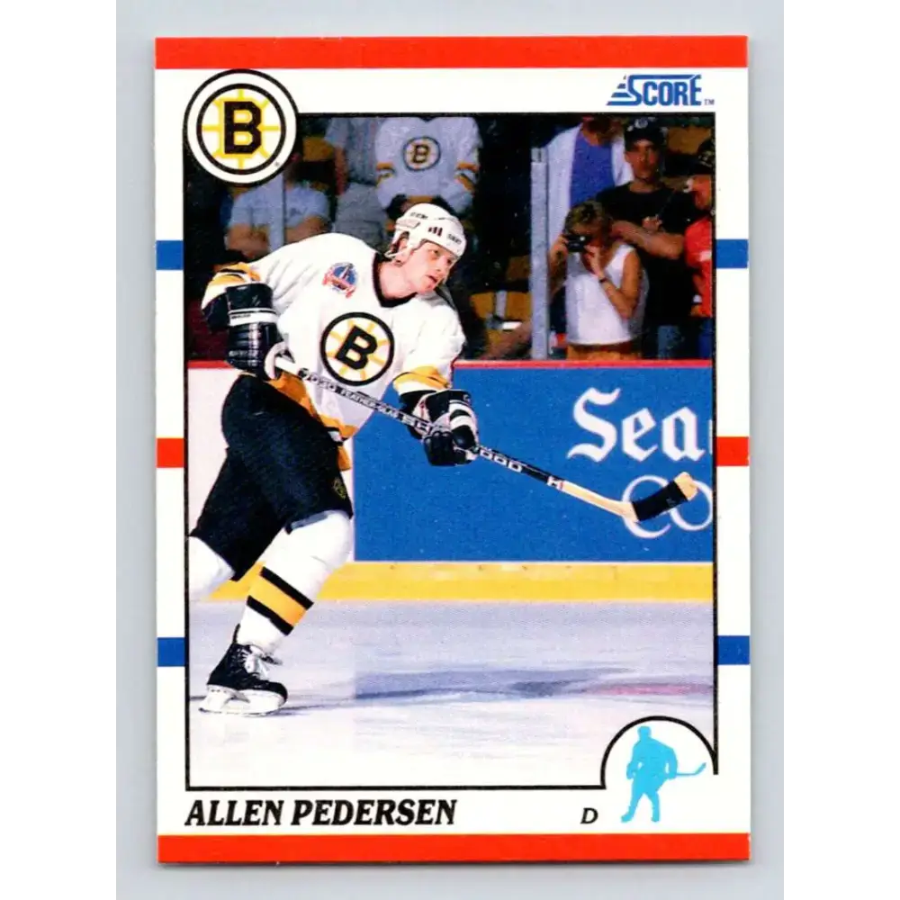 1990-91 Score #181 Allen Pedersen NM-MT Boston Bruins Hockey Card - Hockey Card Single