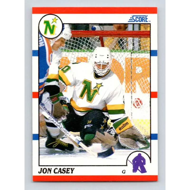 1990-91 Score #182 Jon Casey NM-MT Minnesota North Stars Hockey Card