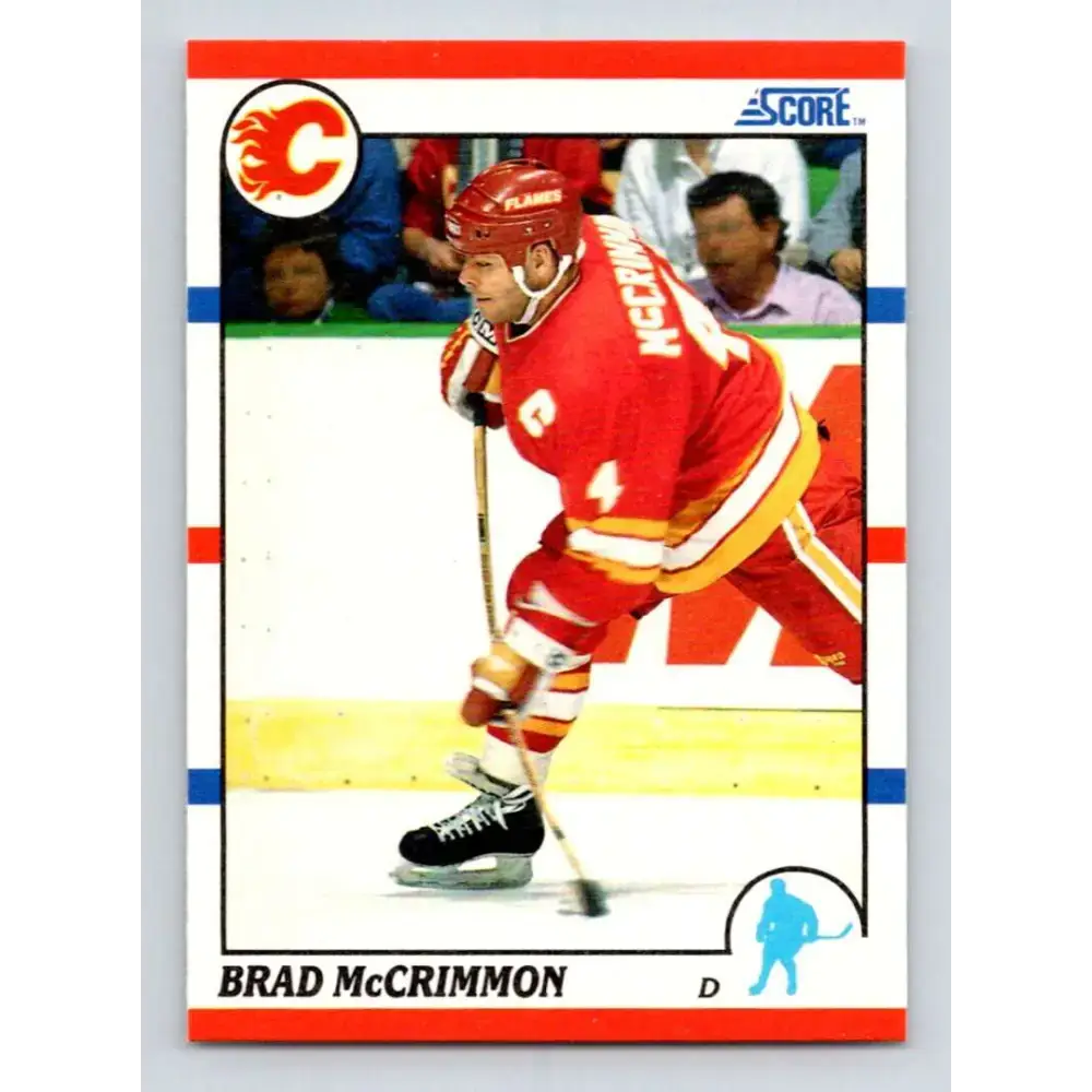 1990-91 Score #184 Brad McCrimmon NM-MT Calgary Flames Hockey Card - Hockey Card Single
