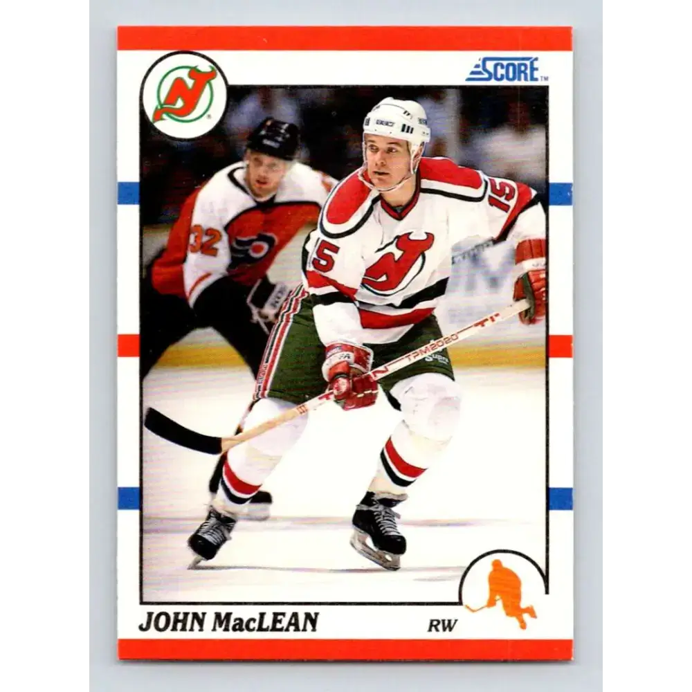 1990-91 Score #190 John MacLean NM-MT New Jersey Devils Hockey Card - Hockey Card Single
