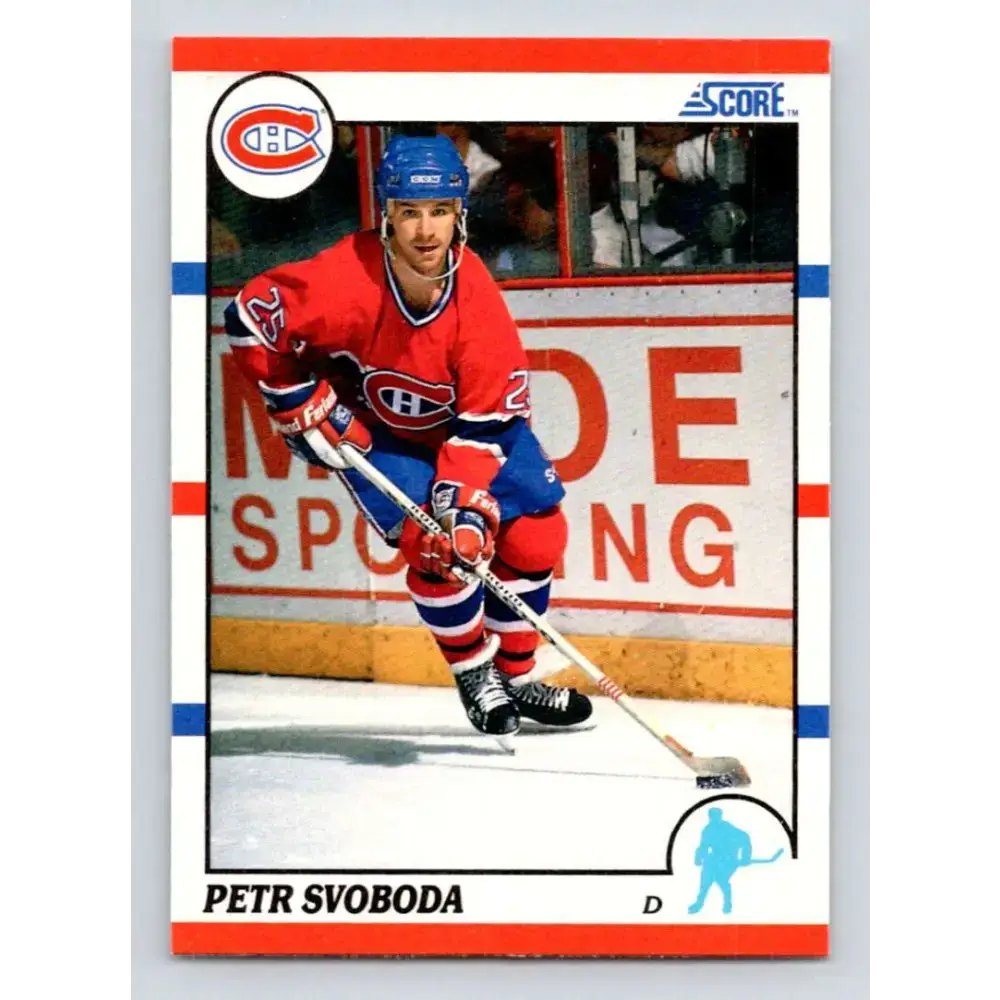 1990-91 Score #191 Petr Svoboda NM-MT Montreal Canadiens Hockey Card - Hockey Card Single