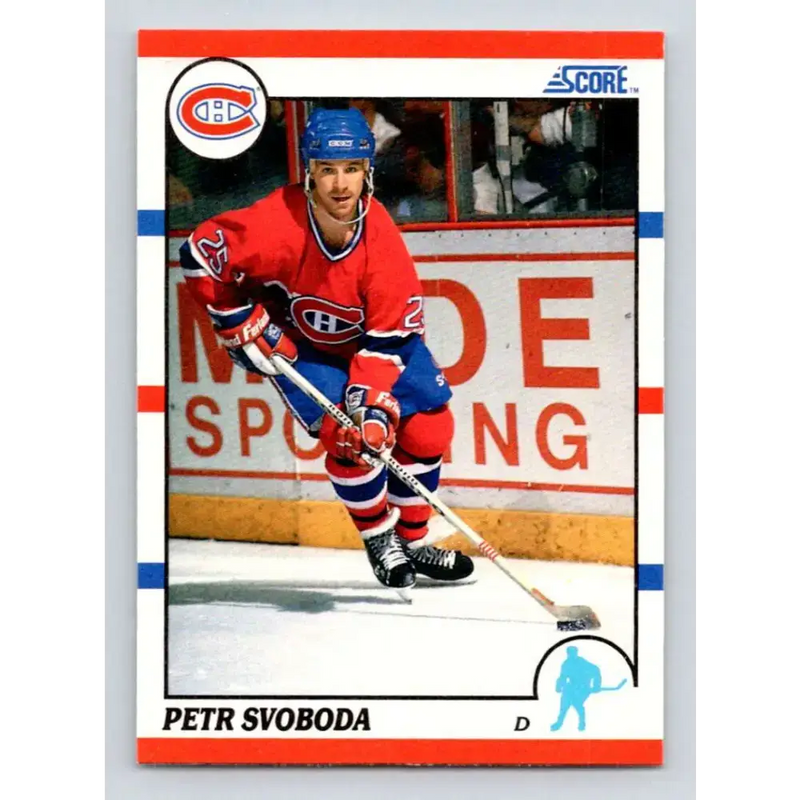 1990-91 Score #191 Petr Svoboda NM-MT Montreal Canadiens Hockey Card - Hockey Card Single