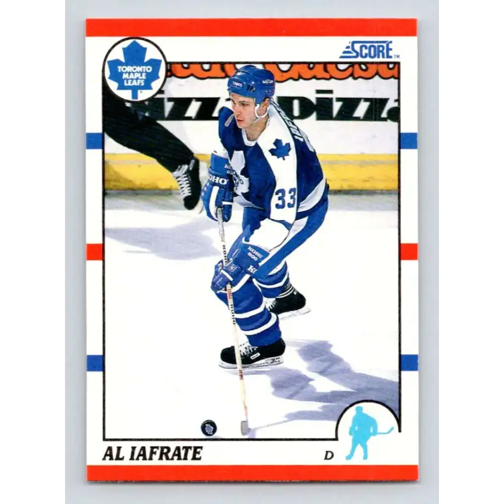1990-91 Score #195 Al Iafrate NM-MT Toronto Maple Leafs Hockey Card - Hockey Card Single