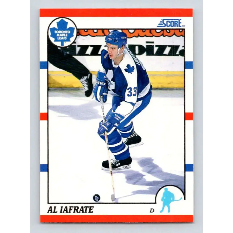 1990-91 Score #195 Al Iafrate NM-MT Toronto Maple Leafs Hockey Card - Hockey Card Single