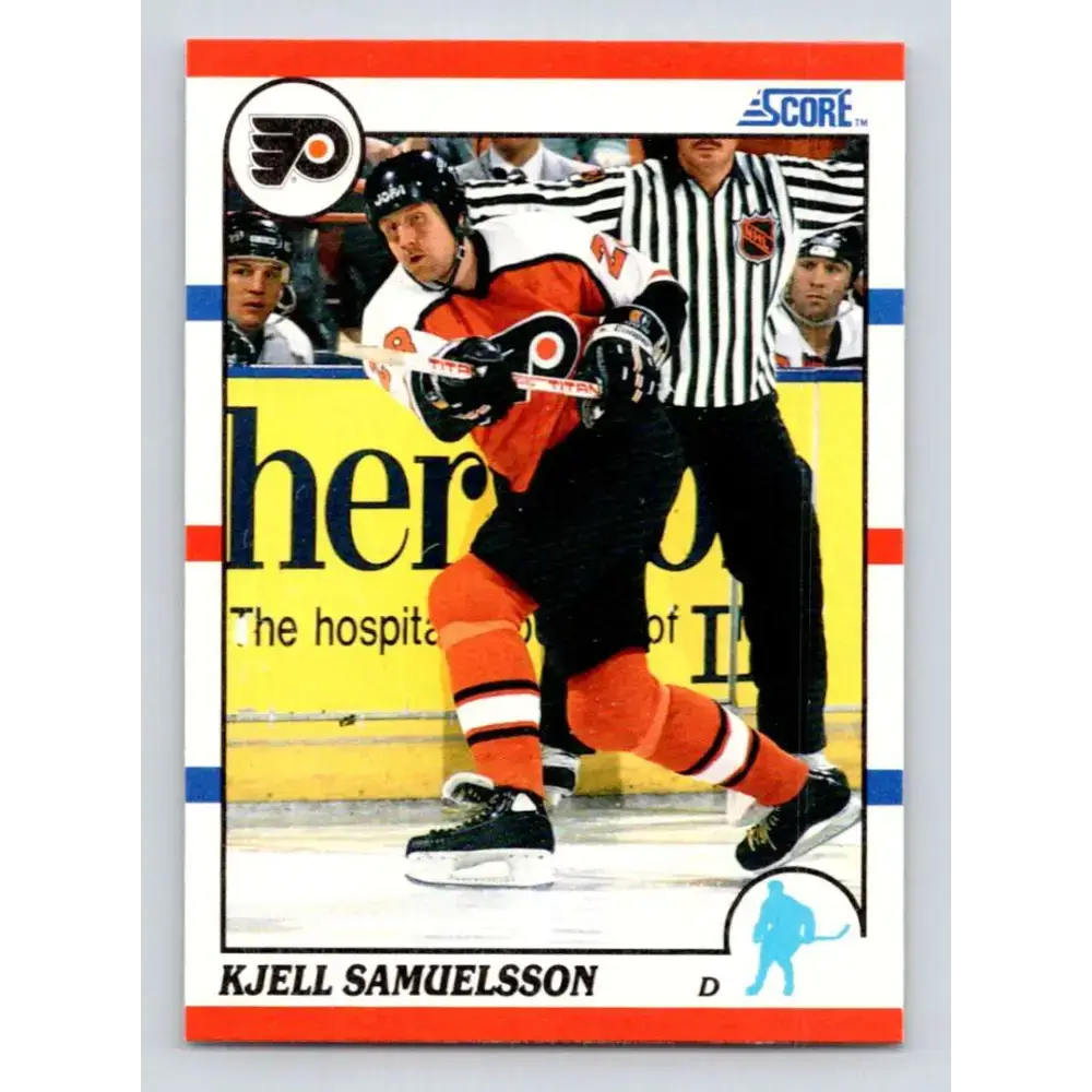 1990-91 Score #197 Kjell Samuelsson NM-MT Philadelphia Flyers Hockey Card - Hockey Card Single