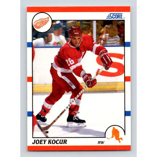 1990-91 Score #201 Joey Kocur NM-MT RC Rookie Detroit Red Wings Hockey Card