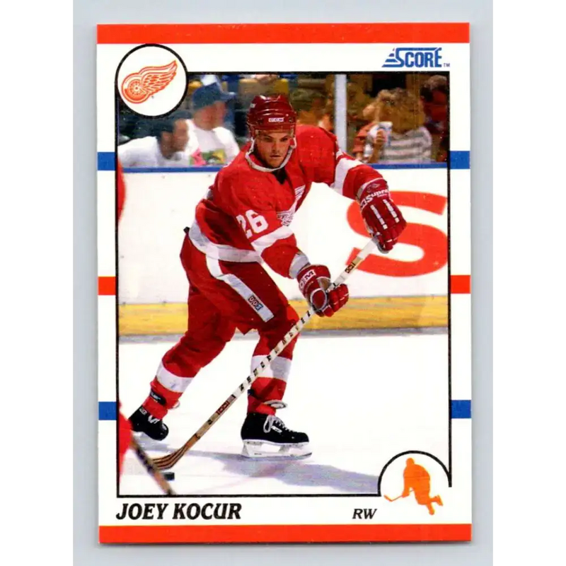 1990-91 Score #201 Joey Kocur NM-MT RC Rookie Detroit Red Wings Hockey Card