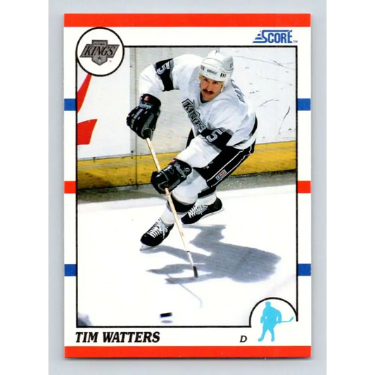 1990-91 Score #204 Tim Watters NM-MT Los Angeles Kings Hockey Card