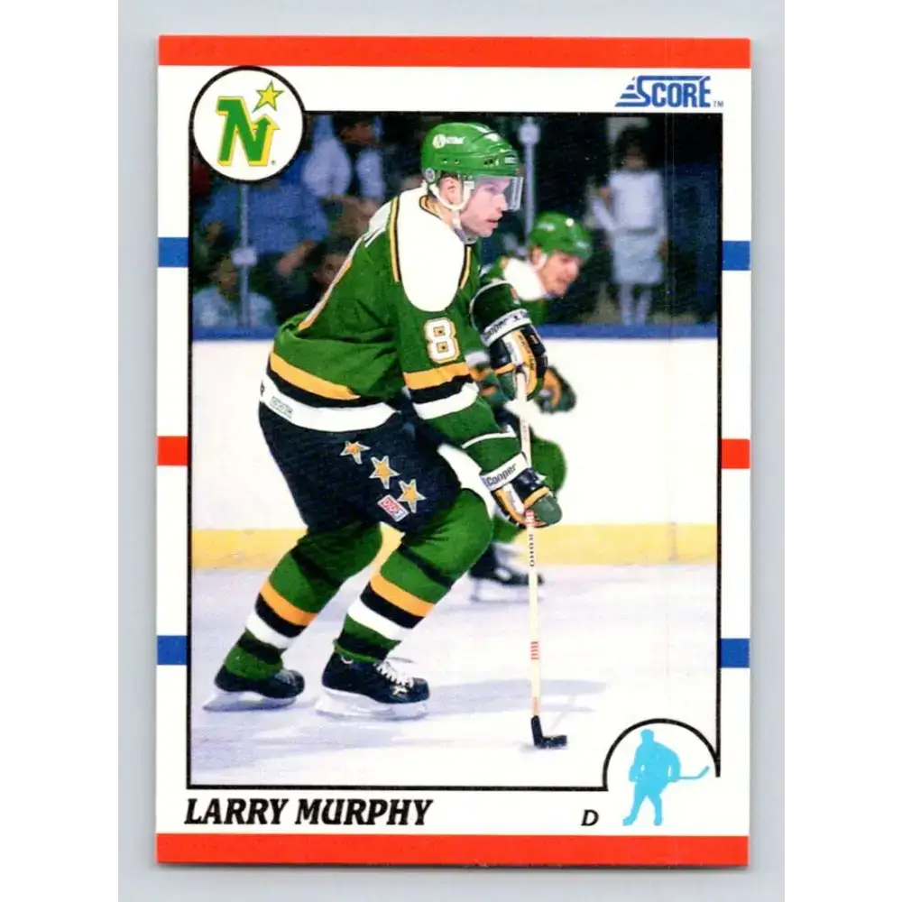 1990-91 Score #206 Larry Murphy NM-MT Minnesota North Stars Hockey Card - Hockey Card Single