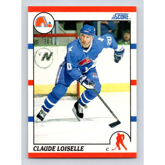 1990-91 Score #207 Claude Loiselle NM-MT RC Rookie Quebec Nordiques Hockey Card - Hockey Card Single