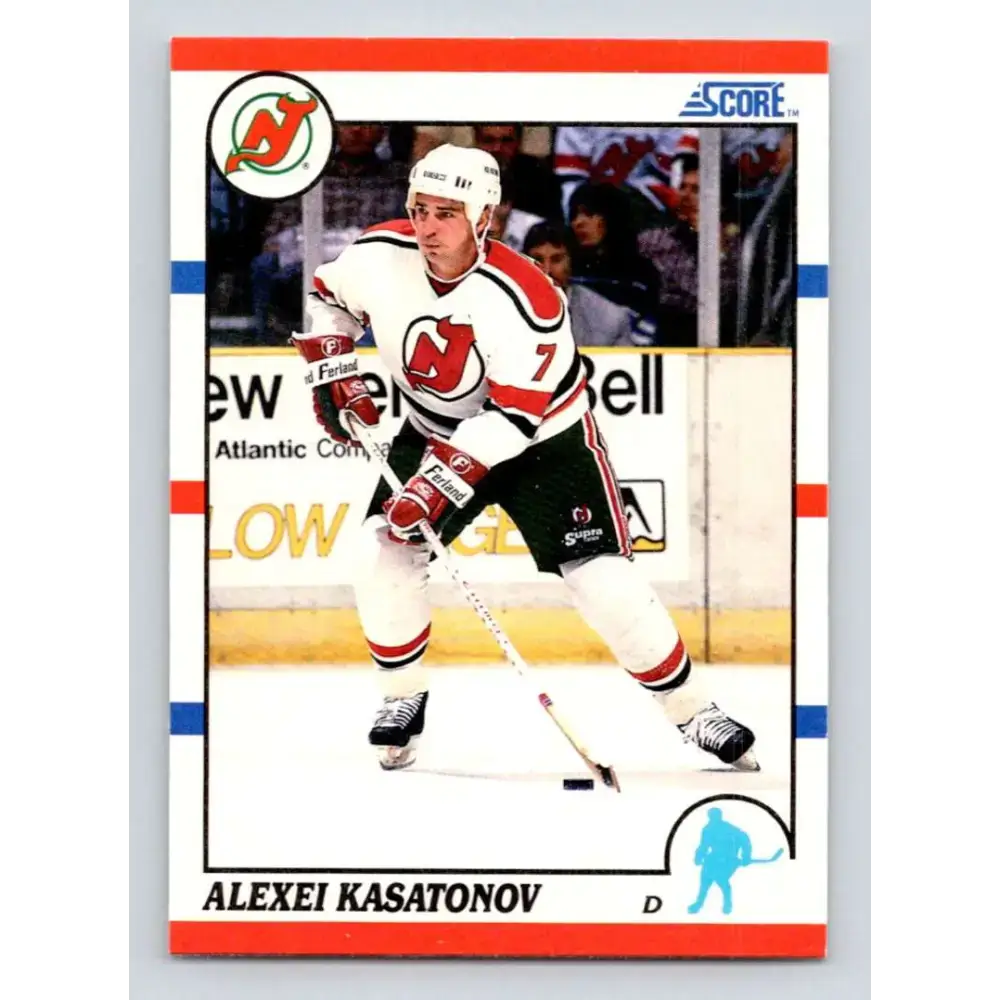 1990-91 Score #209 Alexei Kasatonov NM-MT RC Rookie New Jersey Devils Hockey Card - Hockey Card Single