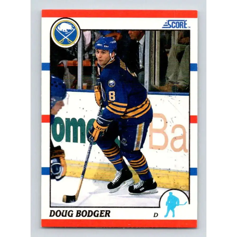 1990-91 Score #211 Doug Bodger NM-MT Buffalo Sabres Hockey Card - Hockey Card Single