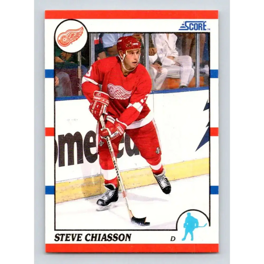 1990-91 Score #214 Steve Chiasson NM-MT Detroit Red Wings Hockey Card