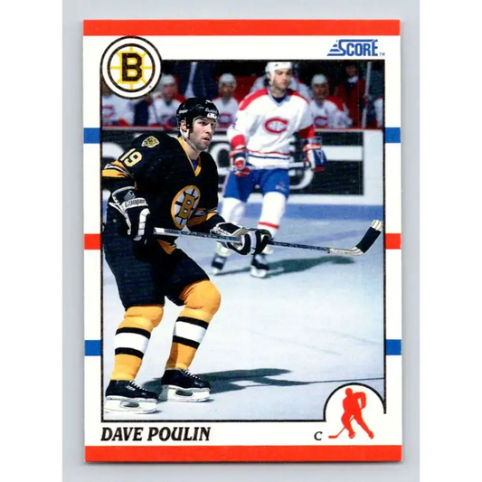 1990-91 Score #217 Dave Poulin NM-MT Boston Bruins Hockey Card