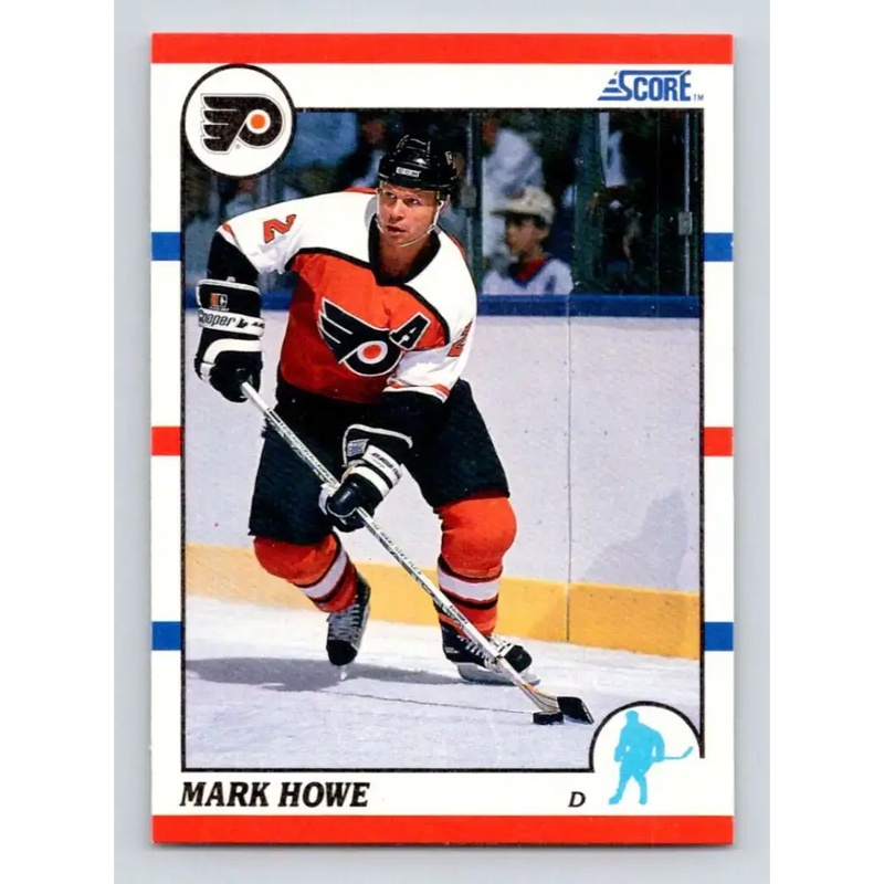 1990-91 Score #220 Mark Howe NM-MT Philadelphia Flyers Hockey Card - Hockey Card Single