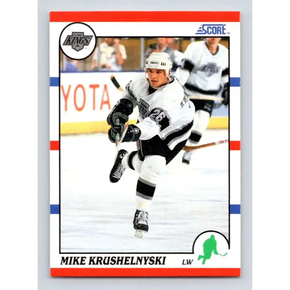 1990-91 Score #227 Mike Krushelnyski NM-MT Los Angeles Kings Hockey Card - Hockey Card Single