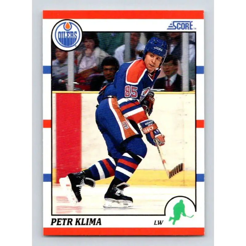 1990-91 Score #232 Petr Klima NM-MT Edmonton Oilers Hockey Card - Hockey Card Single