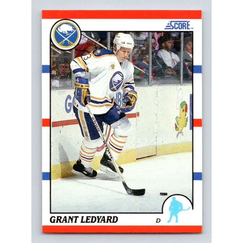 1990-91 Score #233 Grant Ledyard NM-MT RC Rookie Buffalo Sabres Hockey Card - Hockey Card Single