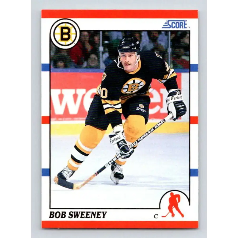 1990-91 Score #235 Bob Sweeney NM-MT Boston Bruins Hockey Card - Hockey Card Single