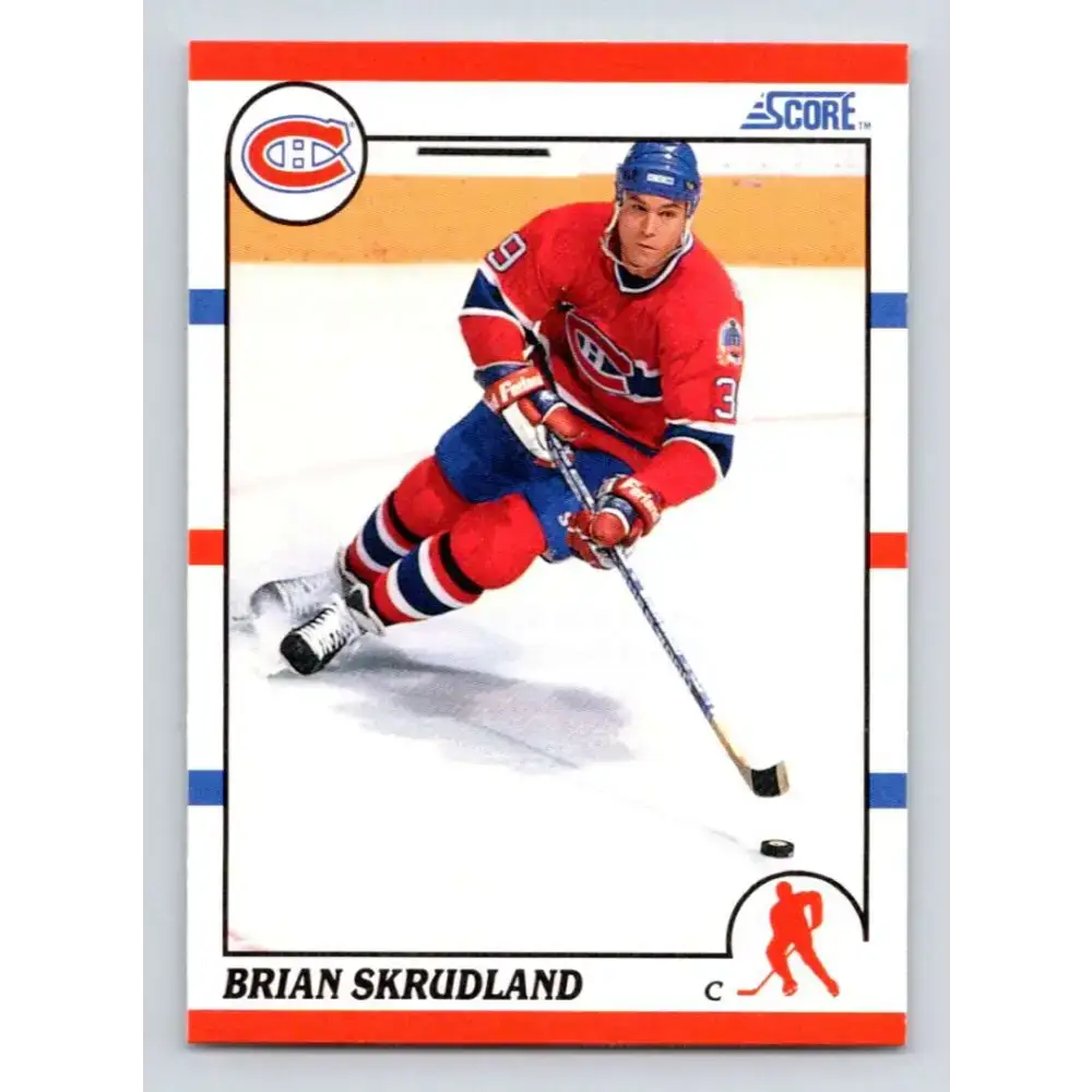 1990-91 Score #238 Brian Skrudland NM-MT Montreal Canadiens Hockey Card - Hockey Card Single