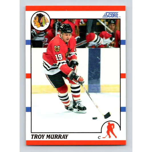 1990-91 Score #243 Troy Murray NM-MT Chicago Blackhawks Hockey Card