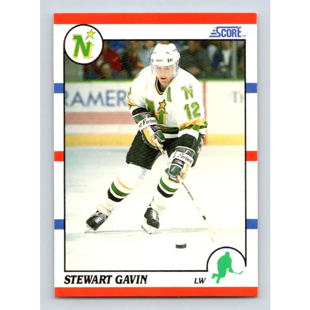 1990-91 Score #244 Stewart Gavin NM-MT Minnesota North Stars Hockey Card - Hockey Card Single