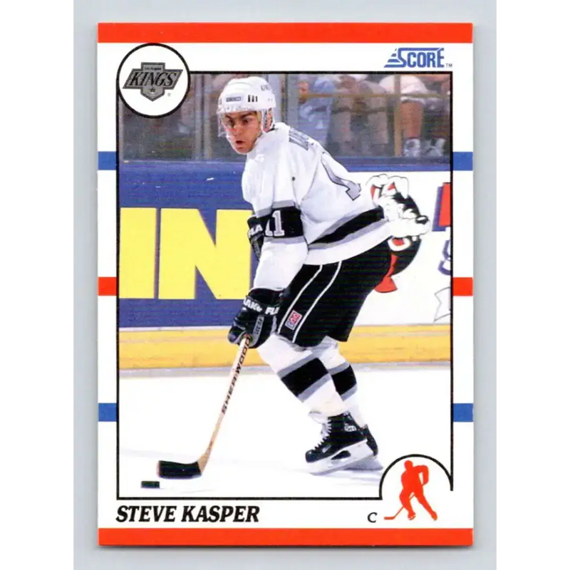 1990-91 Score #247 Steve Kasper NM-MT Los Angeles Kings Hockey Card - Hockey Card Single