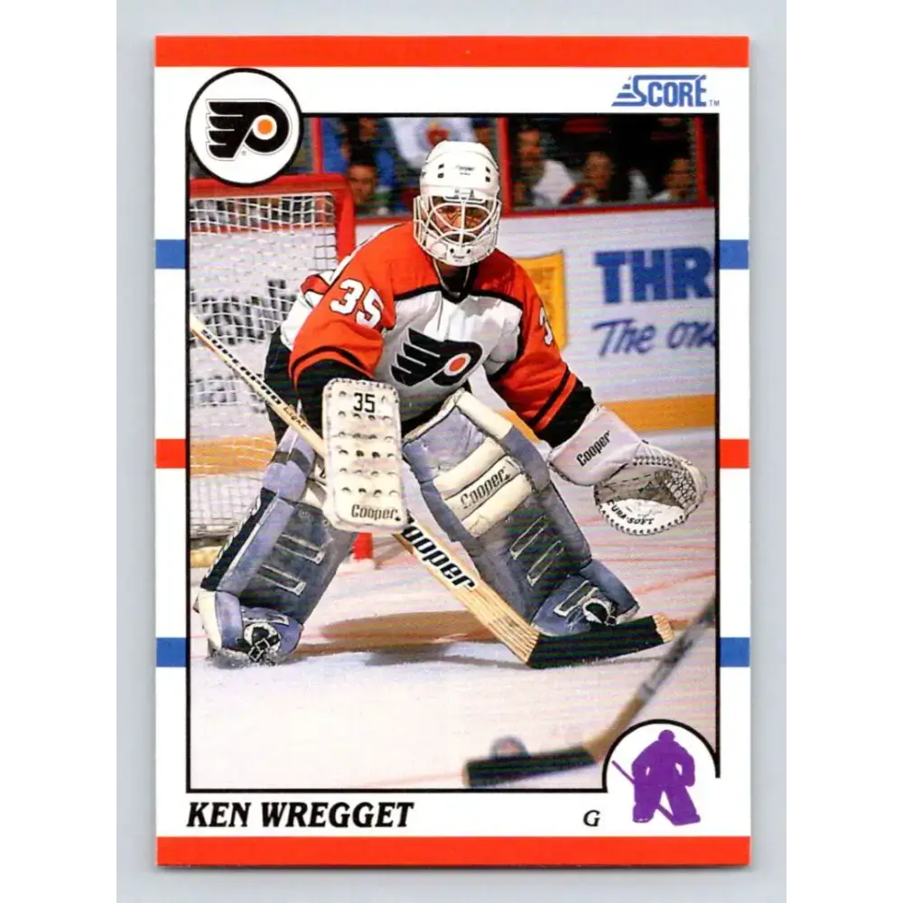 1990-91 Score #263 Ken Wregget NM-MT Philadelphia Flyers Hockey Card - Hockey Card Single