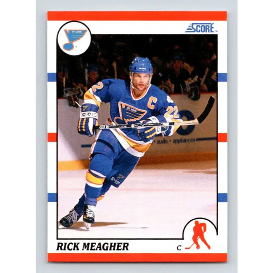 1990-91 Score #267 Rick Meagher NM-MT St. Louis Blues Hockey Card