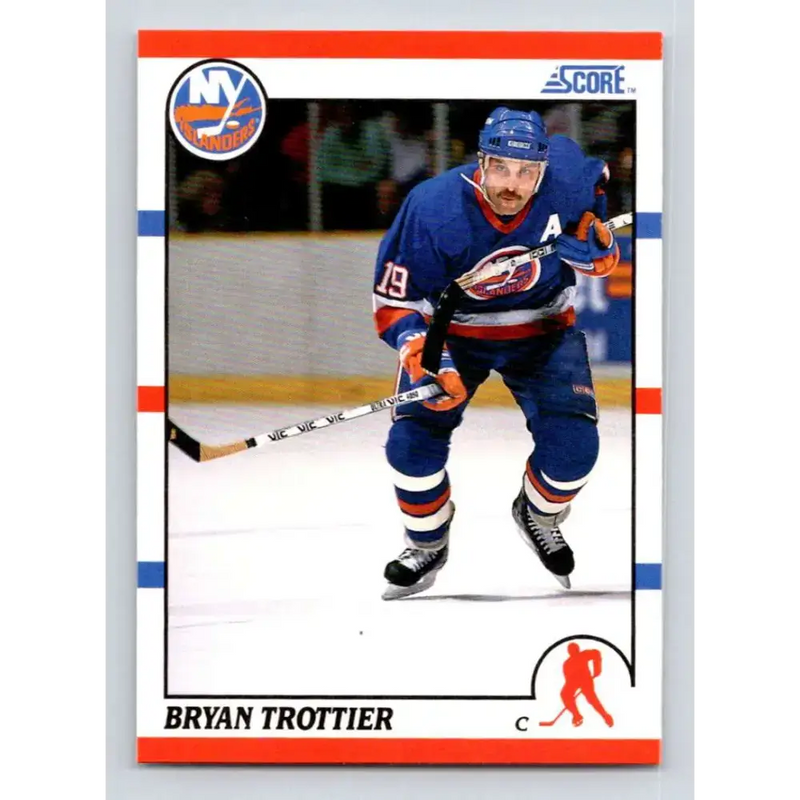 1990-91 Score #270 Bryan Trottier NM-MT New York Islanders Hockey Card - Hockey Card Single