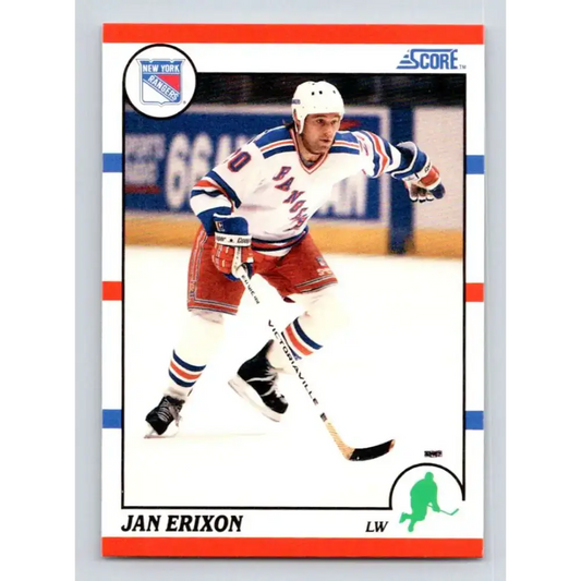 1990-91 Score #272 Jan Erixon NM-MT New York Rangers Hockey Card