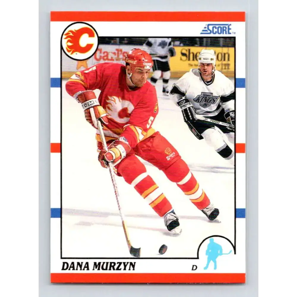 1990-91 Score #274 Dana Murzyn NM-MT Calgary Flames Hockey Card - Hockey Card Single