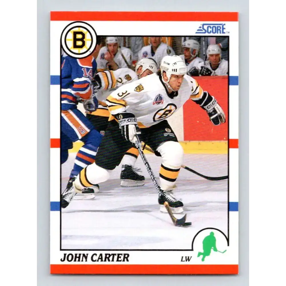 1990-91 Score #283 John Carter NM-MT RC Rookie Boston Bruins Hockey Card - Hockey Card Single