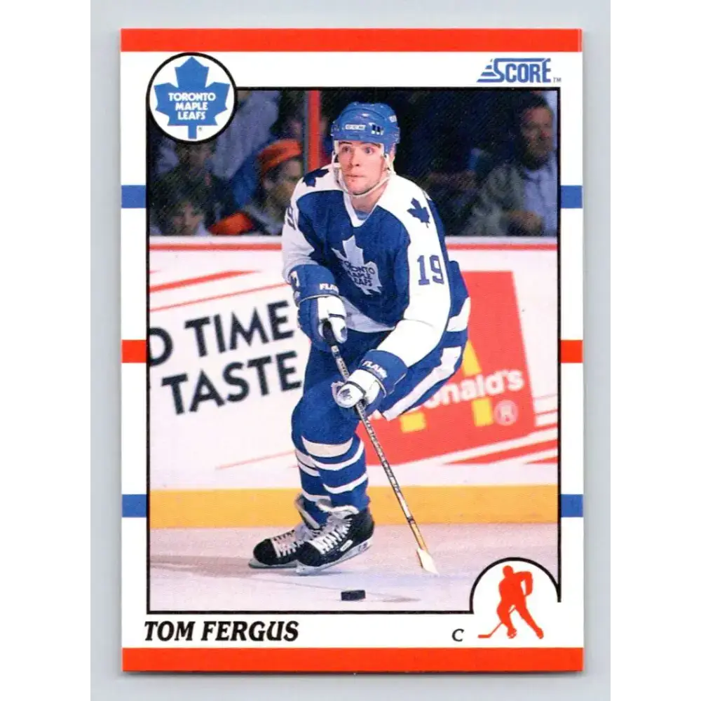 1990-91 Score #285 Tom Fergus NM-MT Toronto Maple Leafs Hockey Card - Hockey Card Single