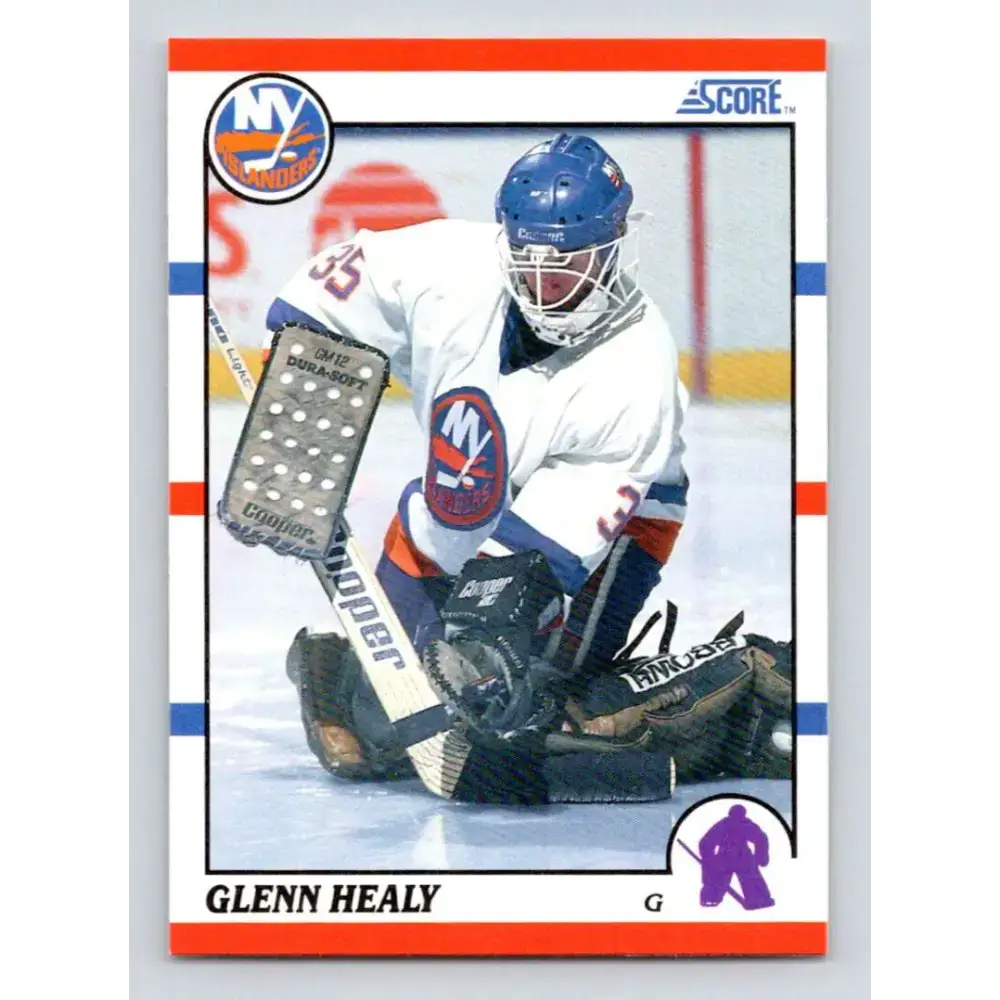 1990-91 Score #294 Glenn Healy NM-MT RC Rookie New York Islanders Hockey Card - Hockey Card Single