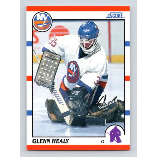 1990-91 Score #294 Glenn Healy NM-MT RC Rookie New York Islanders Hockey Card