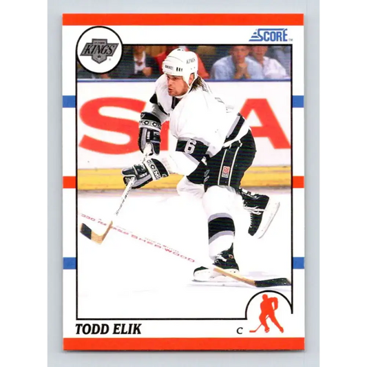 1990-91 Score #297 Todd Elik NM-MT RC Rookie Los Angeles Kings Hockey Card