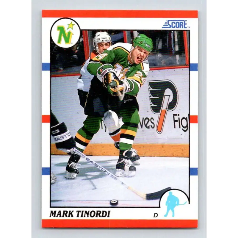 1990-91 Score #304 Mark Tinordi NM-MT RC Rookie Minnesota North Stars Hockey Card - Hockey Card Single