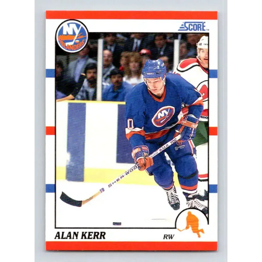 1990-91 Score #307 Alan Kerr NM-MT New York Islanders Hockey Card
