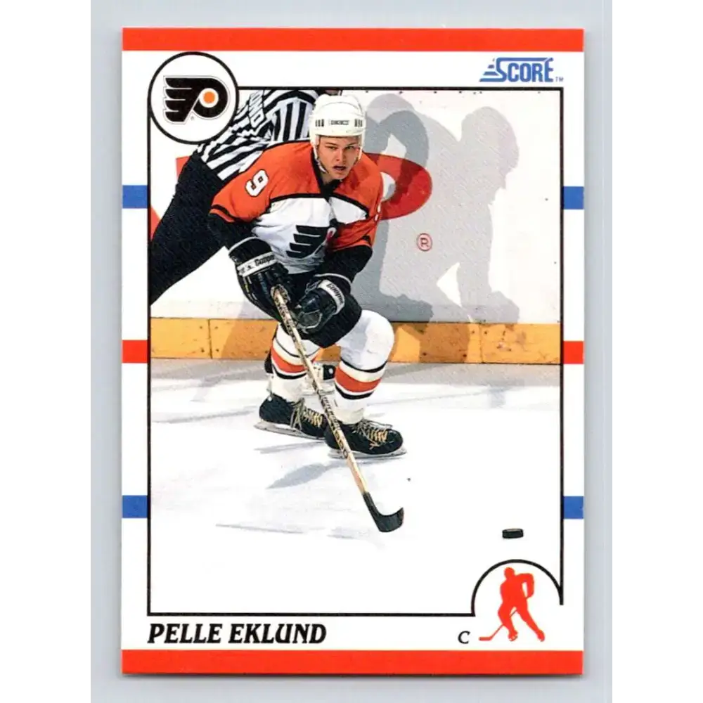 1990-91 Score #308 Pelle Eklund NM-MT Philadelphia Flyers Hockey Card - Hockey Card Single