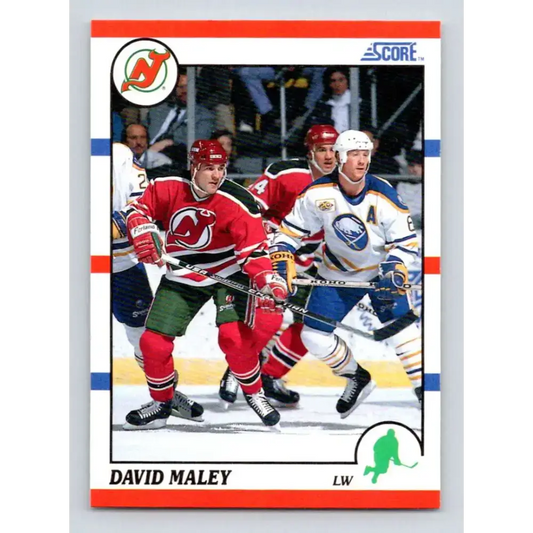 1990-91 Score #310 David Maley NM-MT RC Rookie New Jersey Devils Hockey Card