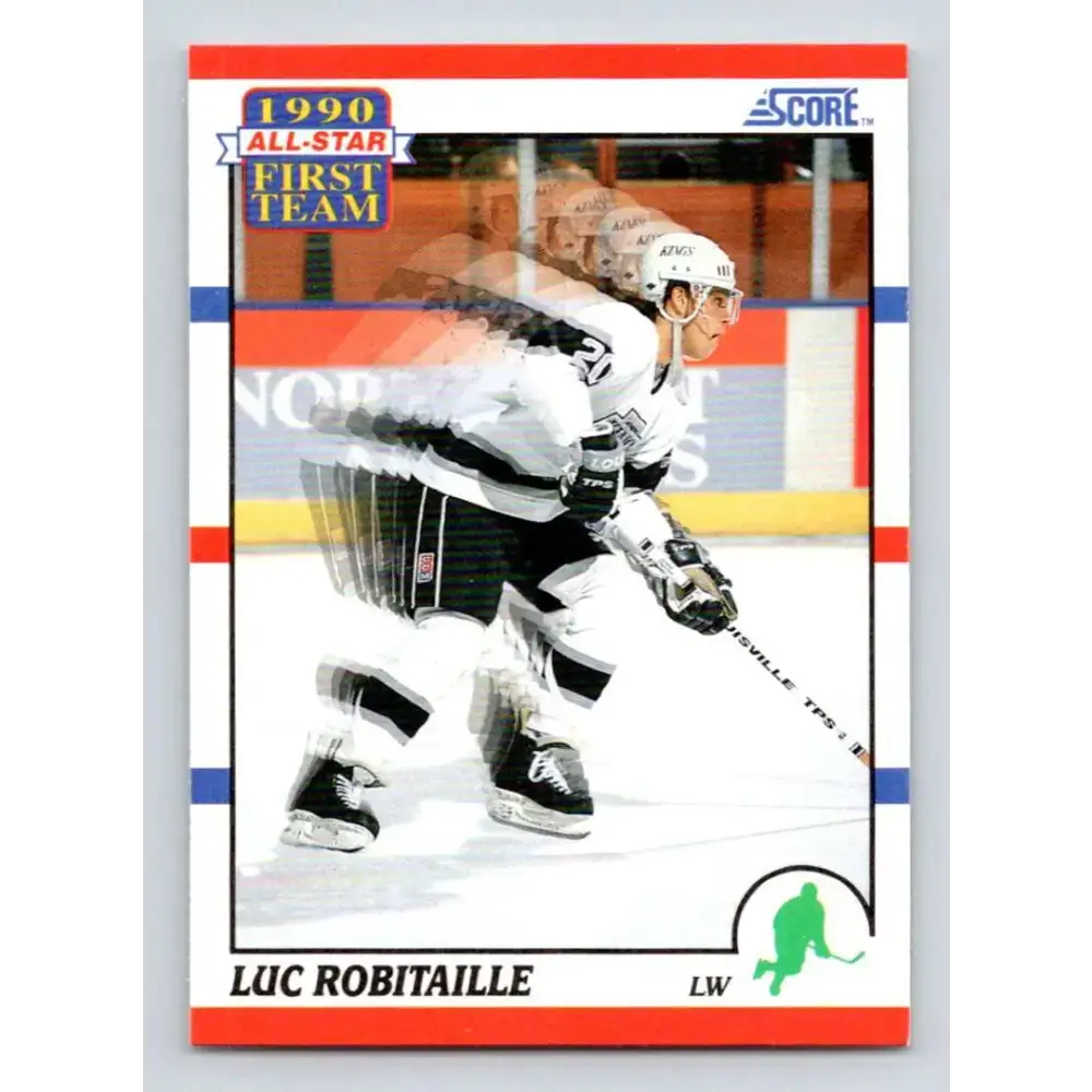 1990-91 Score #316 Luc Robitaille NM-MT Los Angeles Kings Hockey Card - Hockey Card Single