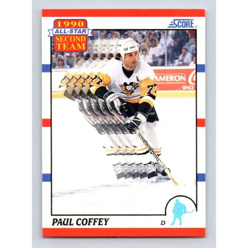 1990-91 Score #319 Paul Coffey NM-MT Pittsburgh Penguins Hockey Card