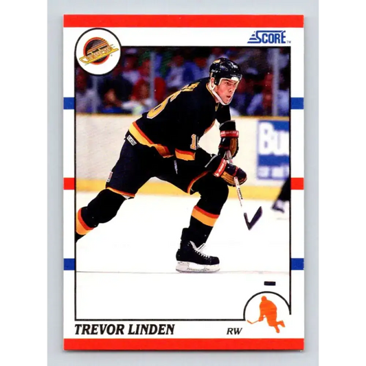 1990-91 Score #32 Trevor Linden NM-MT Vancouver Canucks Hockey Card