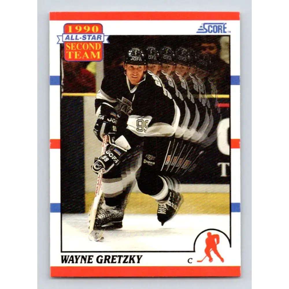 1990-91 Score #321 Wayne Gretzky NM-MT Los Angeles Kings Hockey Card