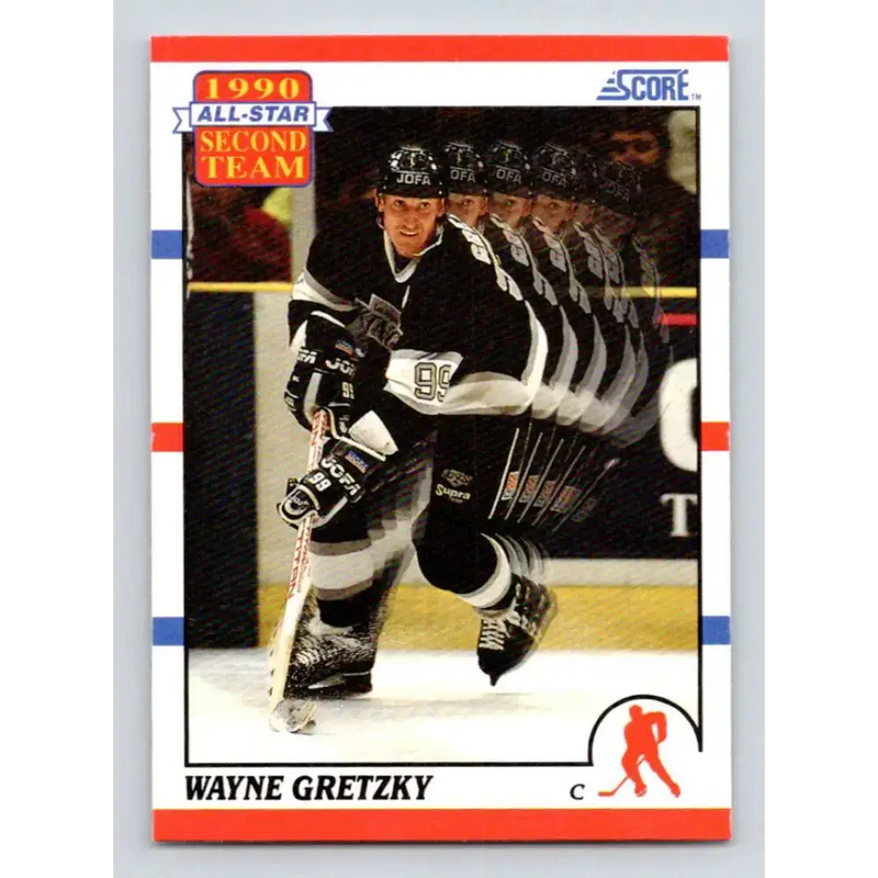 1990-91 Score #321 Wayne Gretzky NM-MT Los Angeles Kings Hockey Card