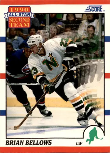 1990-91 Score #322 Brian Bellows EX/NM North Stars AS ID:46051 - Hockey Card Single